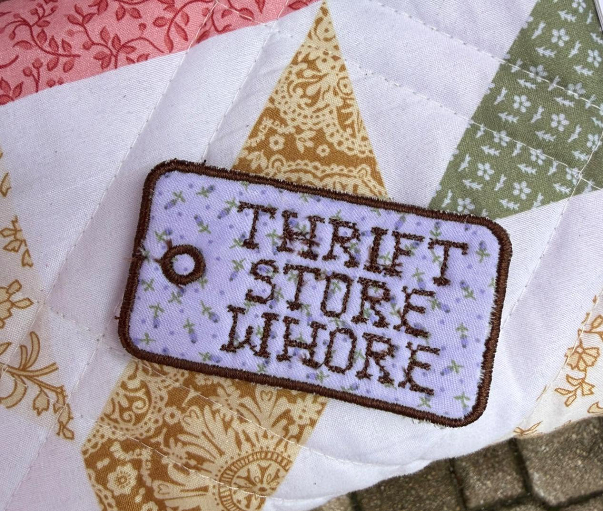 Thrift Store Whore Bag Tag